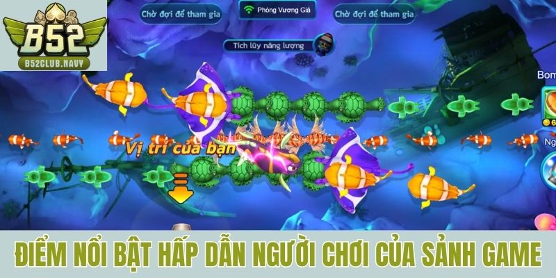 Điểm nổi bật hấp dẫn người chơi của sảnh game