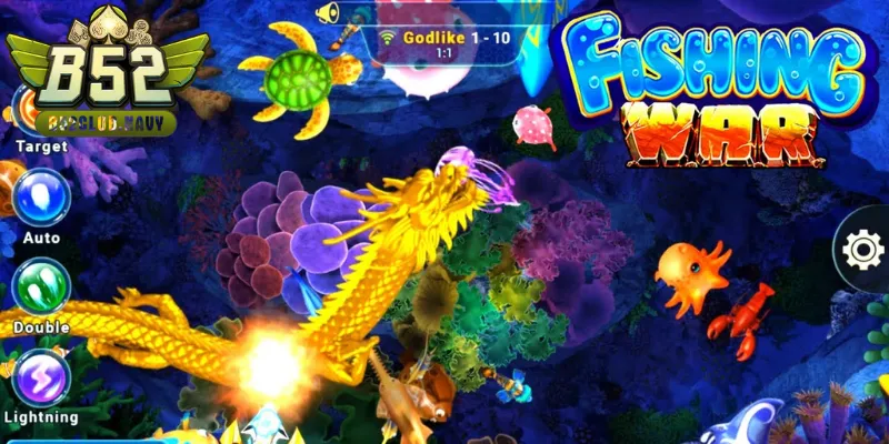 Fishing War trò chơi hấp dẫn với số lượng người chơi khủng