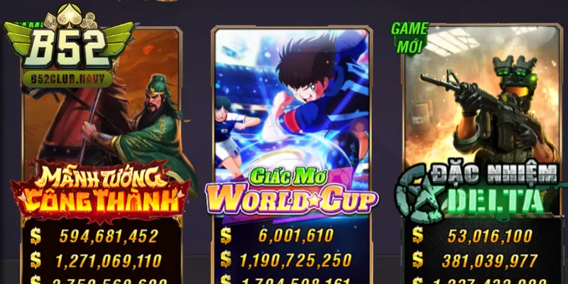 Game nổ hũ ấn tượng với nhiều chủ đề đa dạng